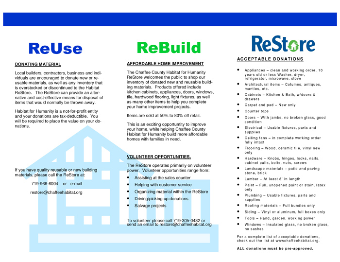 ReStore info